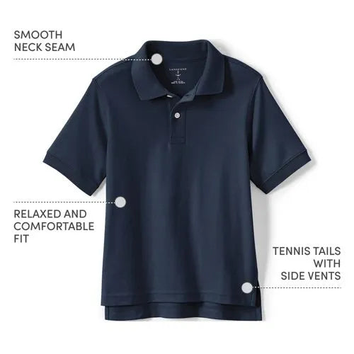 Men's Short Sleeve Interlock Polo Shirt