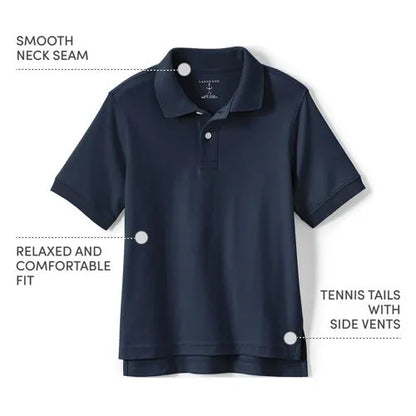 Men's Short Sleeve Interlock Polo Shirt