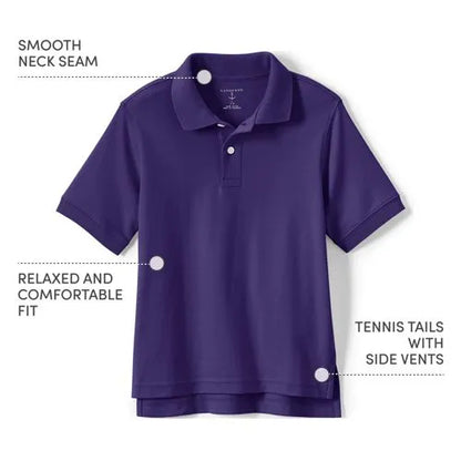 Men's Short Sleeve Interlock Polo Shirt