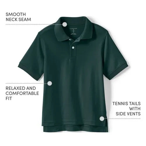 Men's Short Sleeve Interlock Polo Shirt