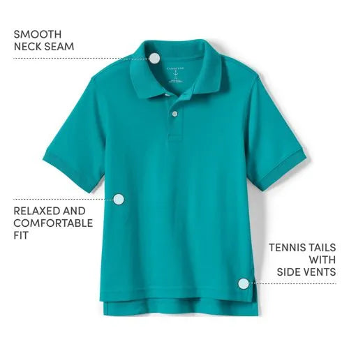 Men's Short Sleeve Interlock Polo Shirt
