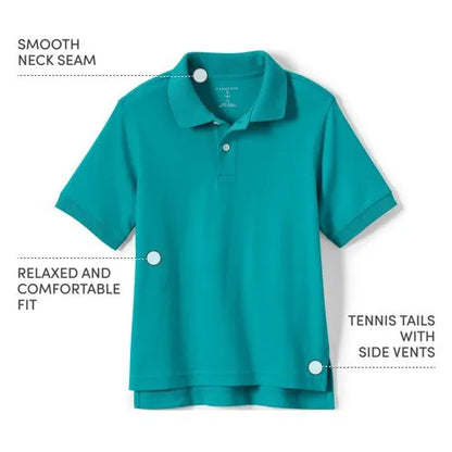 Men's Short Sleeve Interlock Polo Shirt