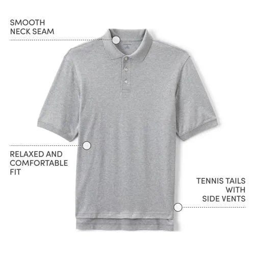 Men's Short Sleeve Interlock Polo Shirt