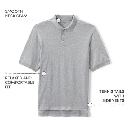 Men's Short Sleeve Interlock Polo Shirt