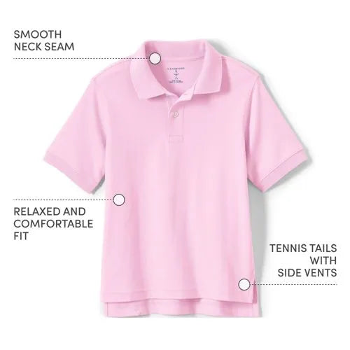 Men's Short Sleeve Interlock Polo Shirt