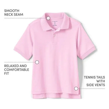 Men's Short Sleeve Interlock Polo Shirt