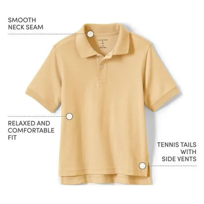 Men's Short Sleeve Interlock Polo Shirt