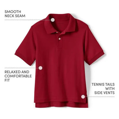Men's Short Sleeve Interlock Polo Shirt