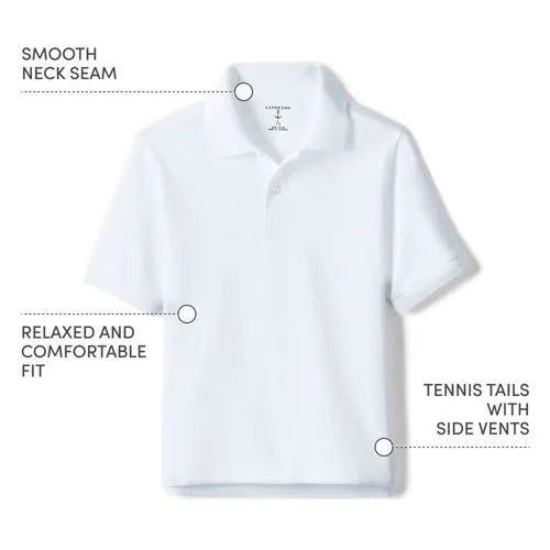 Men's Short Sleeve Interlock Polo Shirt