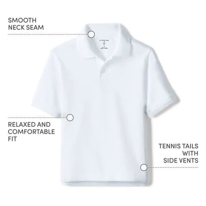 Men's Short Sleeve Interlock Polo Shirt