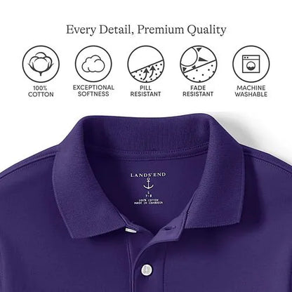 Men's Short Sleeve Interlock Polo Shirt