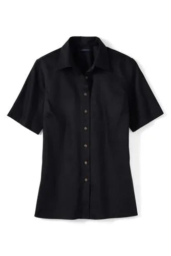 School Uniform Women's Short Sleeve Performance Twill Shirt