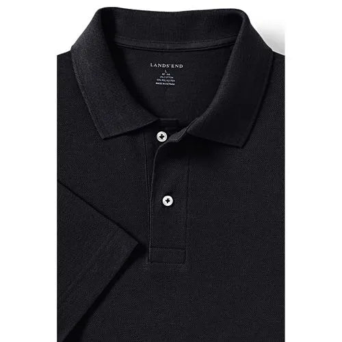 School Uniform Men's Big Short Sleeve Mesh Polo Shirt
