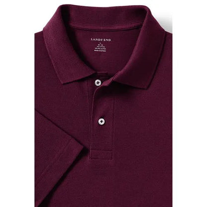 School Uniform Men's Big Short Sleeve Mesh Polo Shirt
