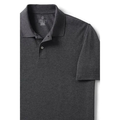 School Uniform Men's Big Short Sleeve Mesh Polo Shirt