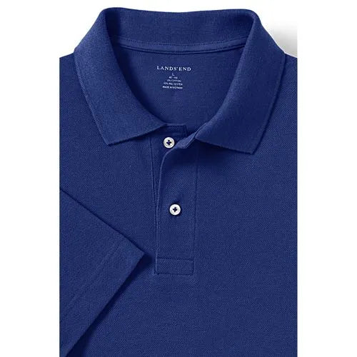 School Uniform Men's Big Short Sleeve Mesh Polo Shirt