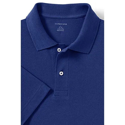 School Uniform Men's Big Short Sleeve Mesh Polo Shirt