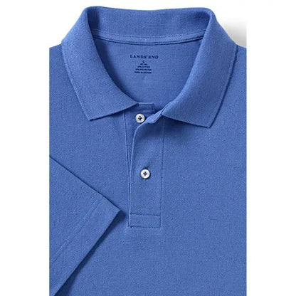 School Uniform Men's Big Short Sleeve Mesh Polo Shirt