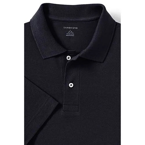 School Uniform Men's Big Short Sleeve Mesh Polo Shirt