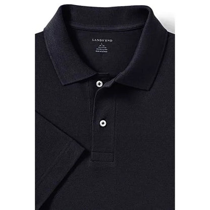 School Uniform Men's Big Short Sleeve Mesh Polo Shirt