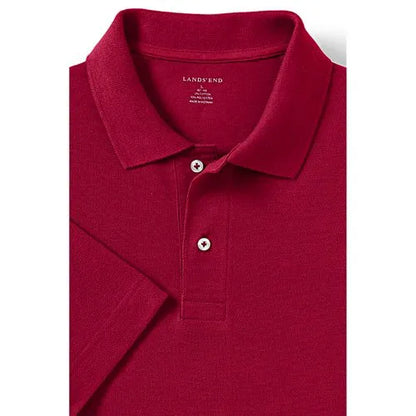 School Uniform Men's Big Short Sleeve Mesh Polo Shirt