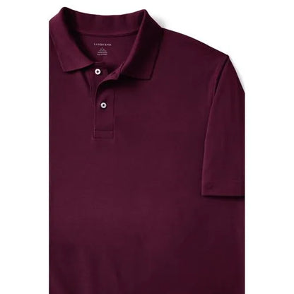 School Uniform Men's Big Short Sleeve Mesh Polo Shirt