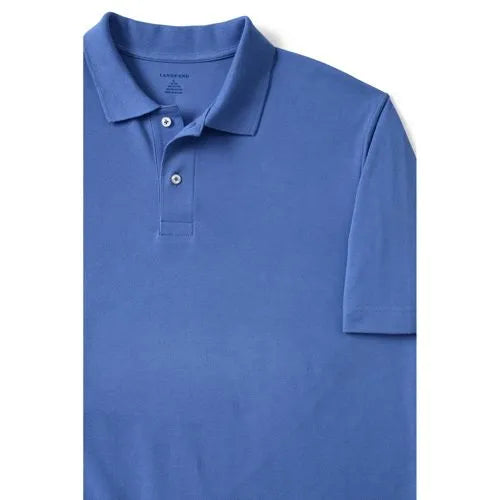 School Uniform Men's Big Short Sleeve Mesh Polo Shirt