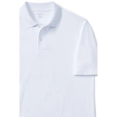 School Uniform Men's Big Short Sleeve Mesh Polo Shirt