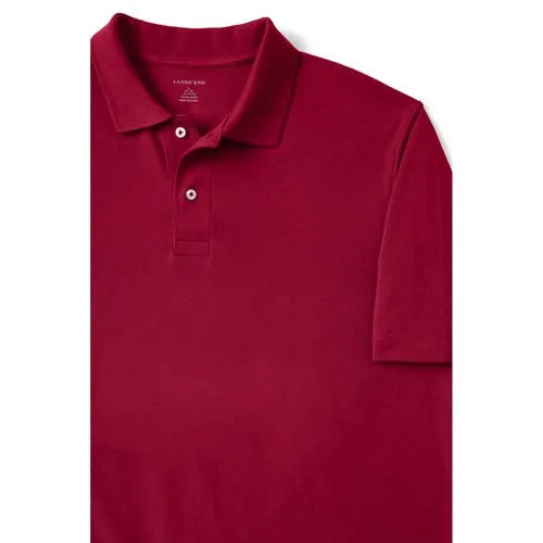 School Uniform Men's Big Short Sleeve Mesh Polo Shirt