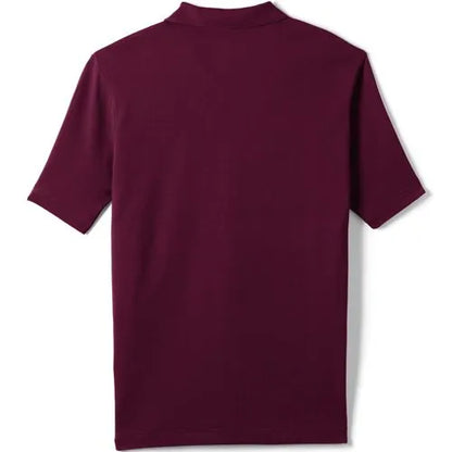 School Uniform Men's Big Short Sleeve Mesh Polo Shirt