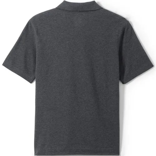 School Uniform Men's Big Short Sleeve Mesh Polo Shirt