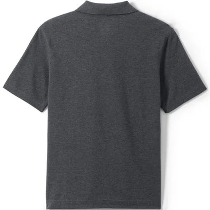 School Uniform Men's Big Short Sleeve Mesh Polo Shirt