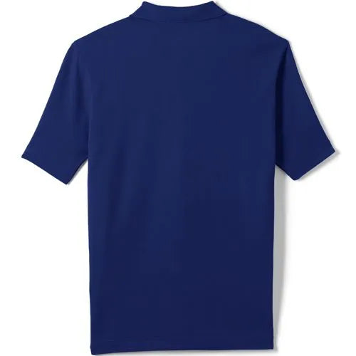 School Uniform Men's Big Short Sleeve Mesh Polo Shirt
