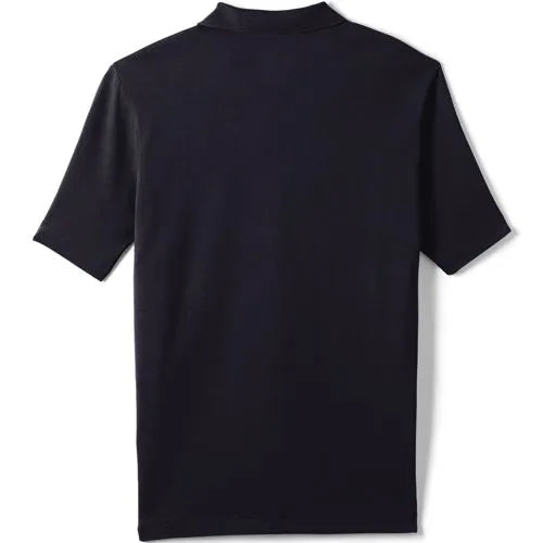 School Uniform Men's Big Short Sleeve Mesh Polo Shirt