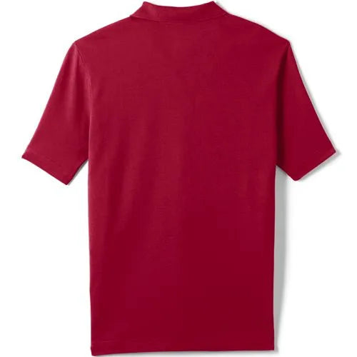 School Uniform Men's Big Short Sleeve Mesh Polo Shirt