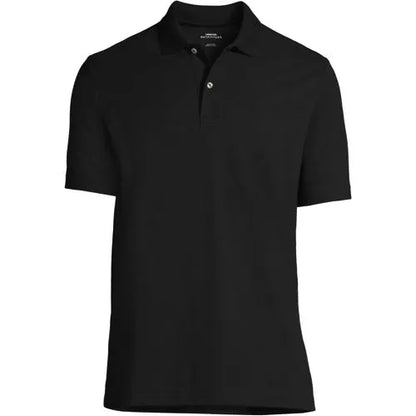 Men's Short Sleeve Basic Mesh Polo Shirt