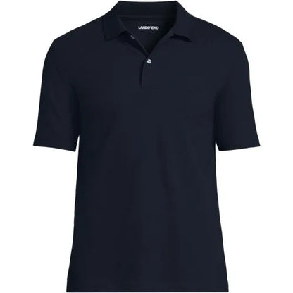 School Uniform Men's Big Short Sleeve Mesh Polo Shirt