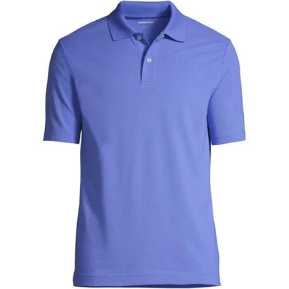 School Uniform Men's Big Short Sleeve Mesh Polo Shirt