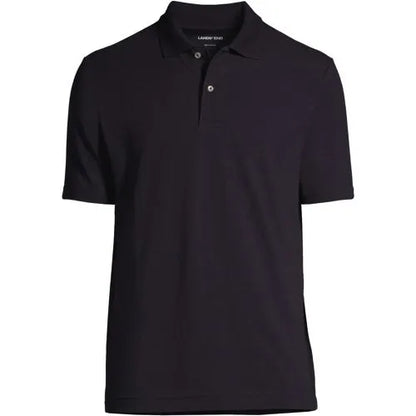 Men's Short Sleeve Basic Mesh Polo Shirt