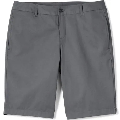Women's Plain Front Blend Chino Shorts