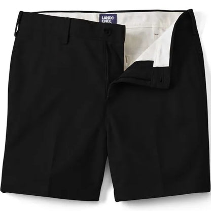 Men's No Iron 6" Plain Front Chino Short