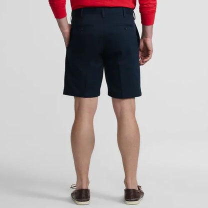 Men's No Iron 9" Plain Front Chino Short