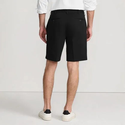 Men's No Iron 9" Plain Front Chino Short
