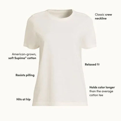 Supima Cotton Crew Neck T-Shirt