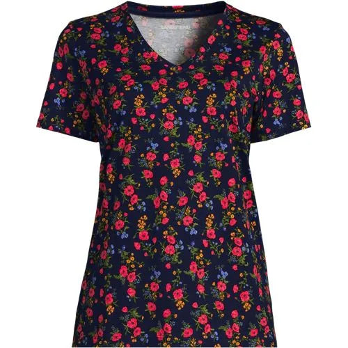 Supima Cotton V-neck T-Shirt