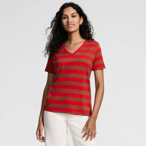 Supima Cotton V-neck T-Shirt