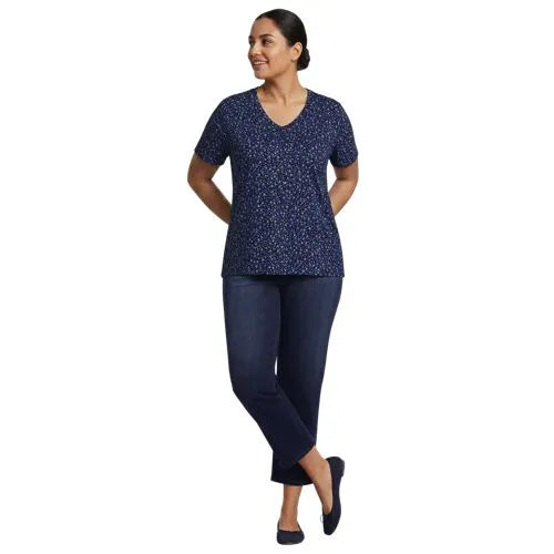 Supima Cotton V-neck T-Shirt
