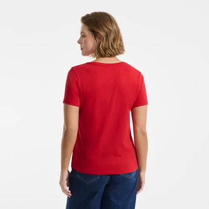 Supima Cotton V-neck T-Shirt