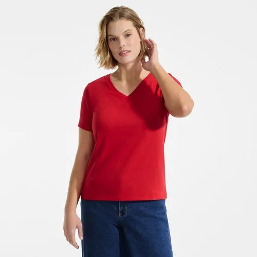 Supima Cotton V-neck T-Shirt