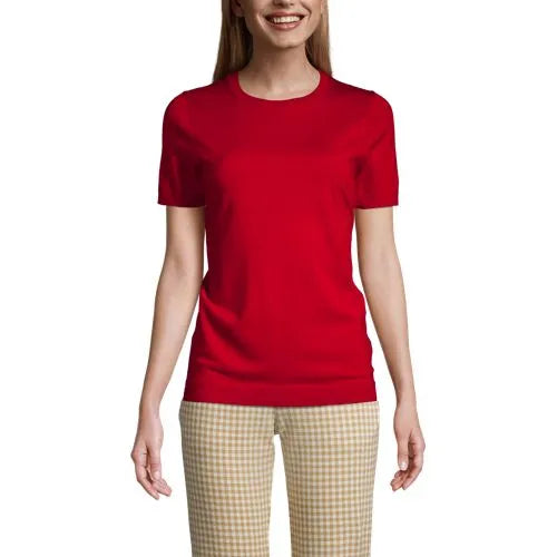 Women's Short Sleeve Performance Sweater